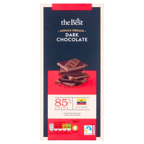 Morrisons The Best 85% Cocoa Ecuador Dark Chocolate