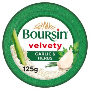 Boursin Velvety Garlic & Herbs Spreadable Soft Cream Cheese