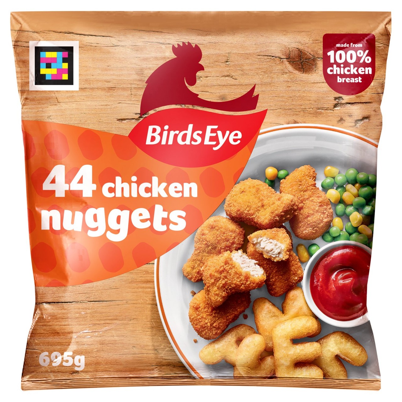 Birds Eye 44 Breaded Chicken Nuggets 695g