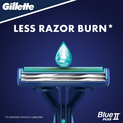 Gillette Blue Plus Slalom Disposable Razors 8 pack