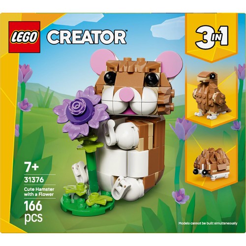 Lego Creator Cute Hamster With A Flower 31376