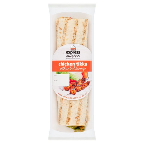 Heavenly Chicken Tikka Wrap 