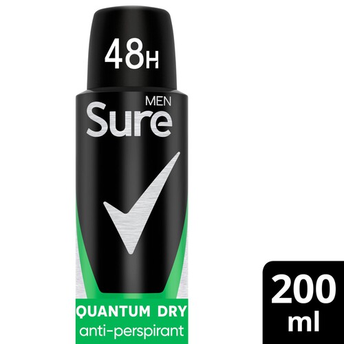 Sure Men Antiperspirant Deodorant Quantum Dry Aerosol