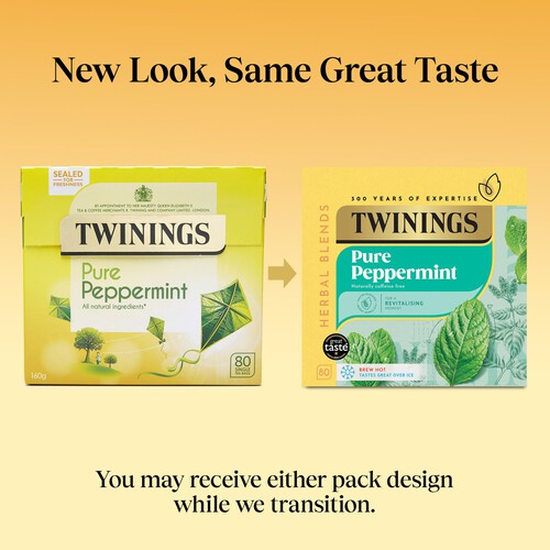 Twinings Peppermint Tea, 80 Tea Bags