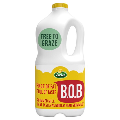 Arla BOB Skimmed Milk Tastes like Semi Skimmed