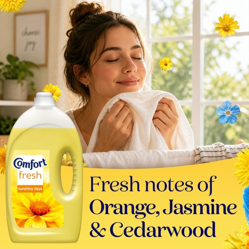 Comfort Fresh Fabric Conditioner Sunshiny Days 80 Washes