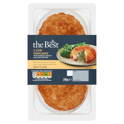 Morrisons The Best Cod & Parsley Sauce Fish Cakes