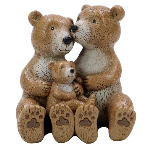 Nutmeg Home Bear Family Object