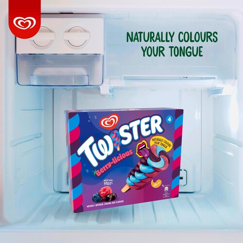 Twister Berry-Licious Ice Lollies 