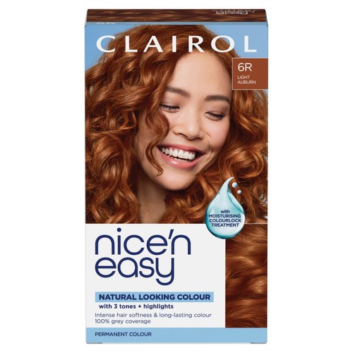 Clairol Nice n Easy Creme Permanent Hair Dye - 6r Light Auburn