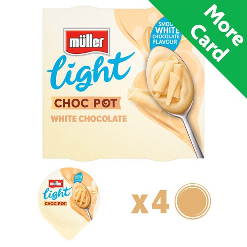 Muller Light Choc Pot White Chocolate Dessert