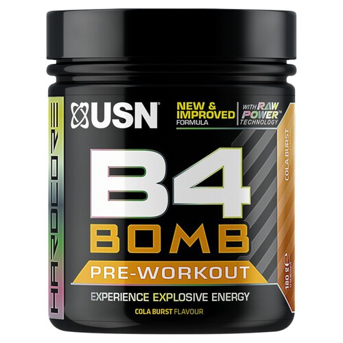 USN B4 Bomb Pre-Workout Cola Burst Flavour