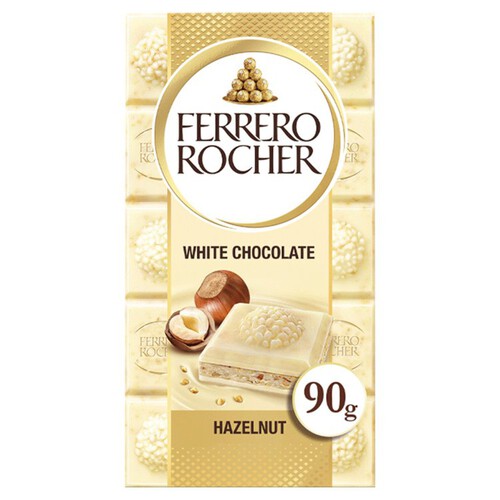 Ferrero Rocher White Chocolate & Hazelnut Bar