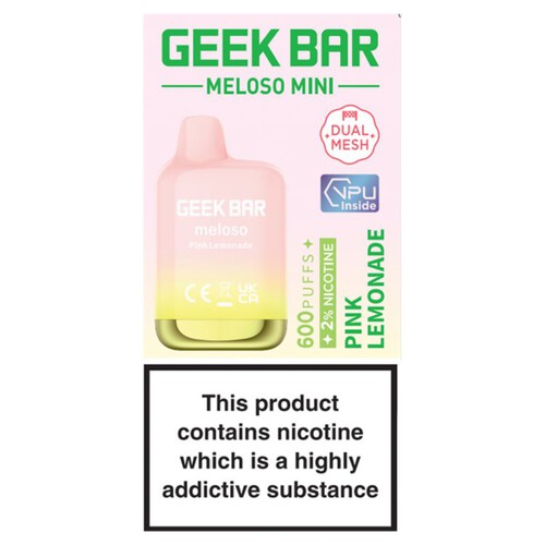 Geek Meloso Mini Pink Lemonade 20mg