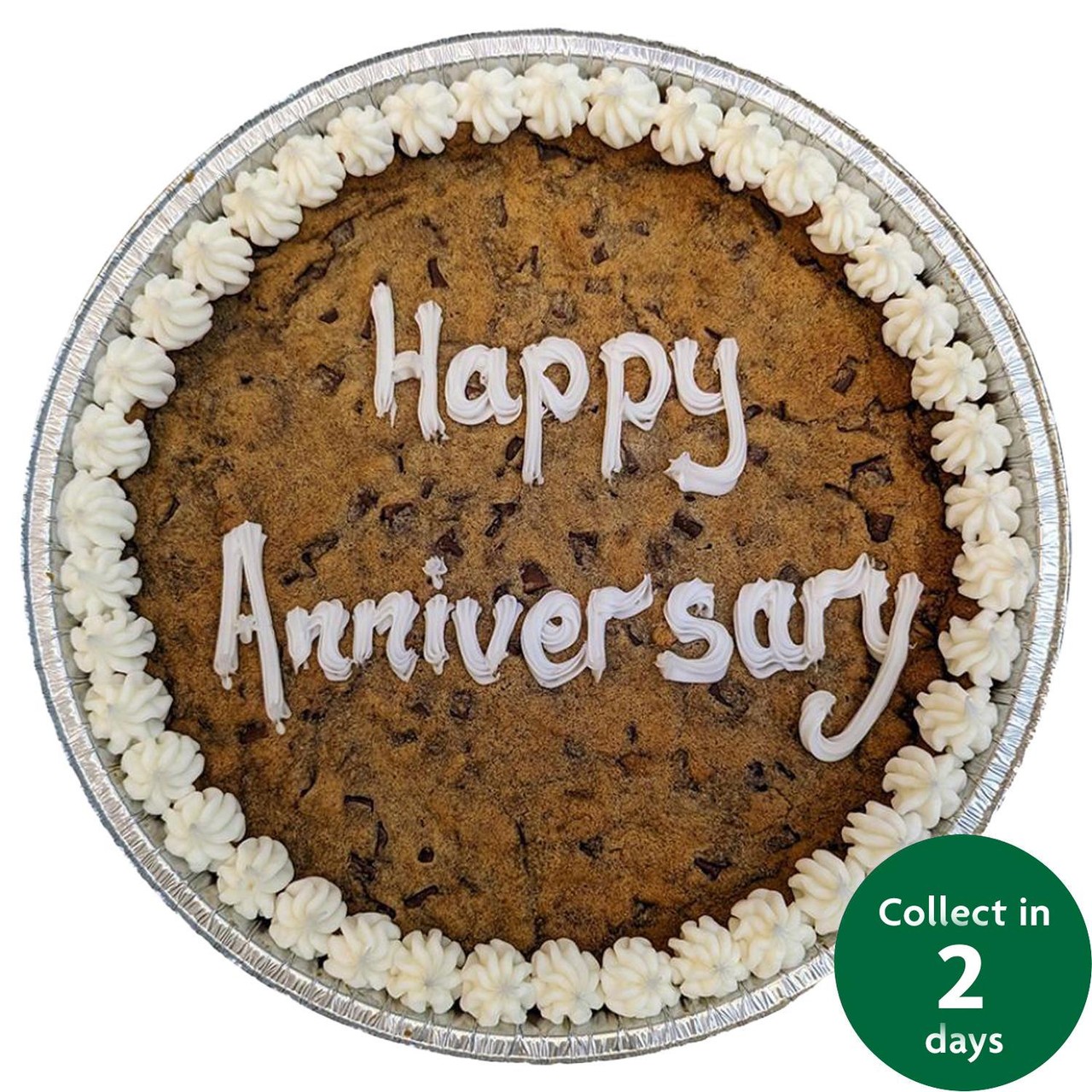 Happy Anniversary Milk Chocolate Giant Cookie FTO