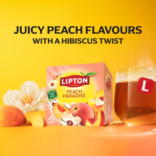 Lipton Fruit & Herbal Peach Paradise 20s Tea Bags