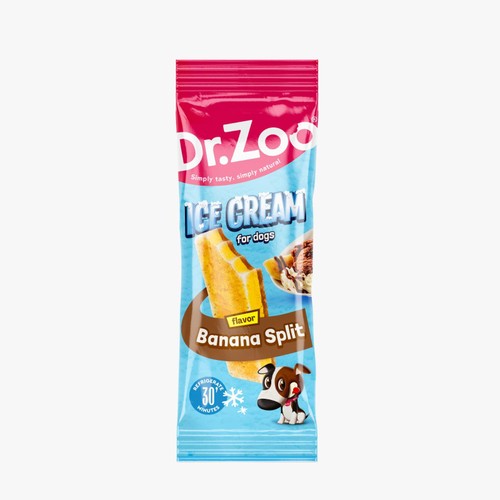 Dr Zoo Banana Split Ice Cream  50g