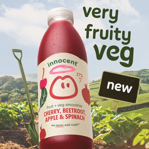 Innocent Cherry, Beetroot, Apple & Spinach Smoothie 750ml