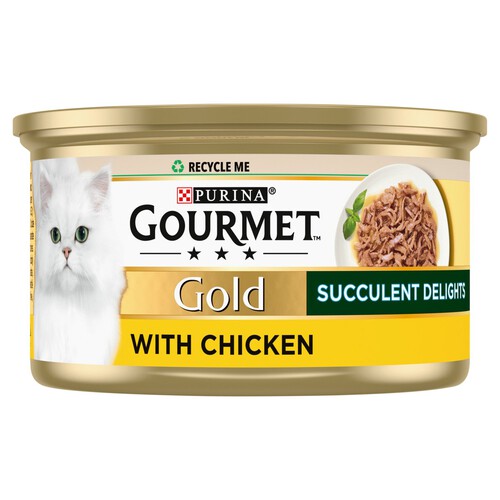 Gourmet Gold Succulent Delights Chicken Wet Cat Food Morrisons Online Groceries Offers