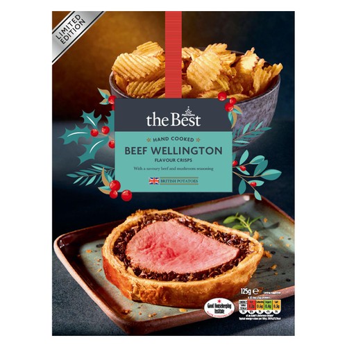 Morrisons The Best Beef Wellington Hand Cooked Crisps 125g