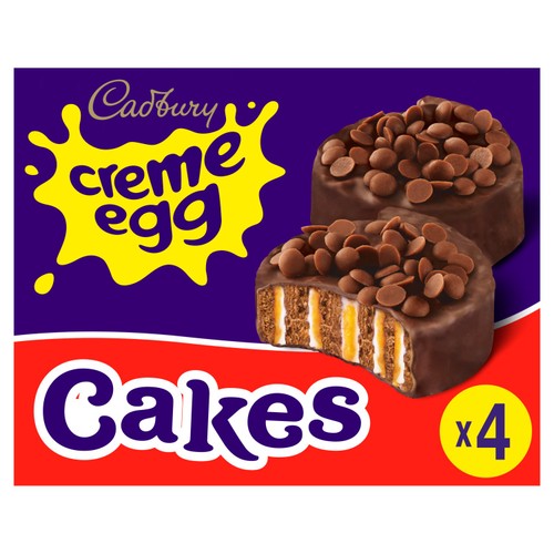 Cadbury Creme Egg Chocolate Cakes    4 pack