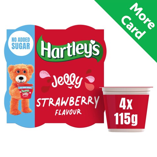 Hartley's No Added Sugar Strawberry Multipack Jelly