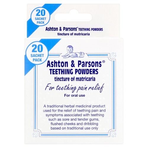 Ashton & Parsons Teething Powders For Teething Pain Relief 