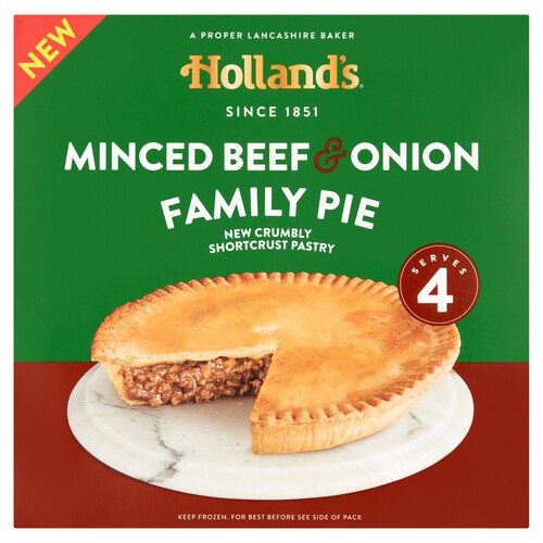 Hollands Minced Beef & Onion Pie 