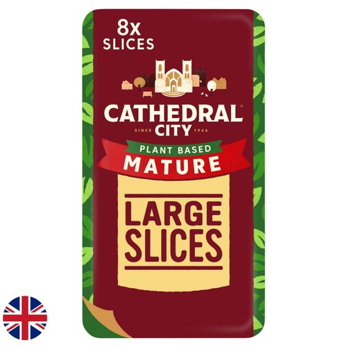 Cathedral City Plant Based Mature Cheddar Cheese Flavour Vegan Slices 150g