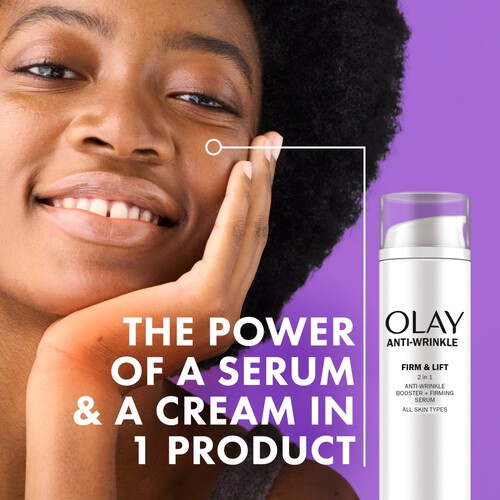 Olay Anti-Wrinkle 2 In 1 Day Moisturiser Cream & Serum