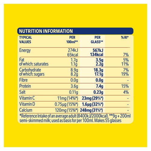 Nesquik Banana Flavour Milkshake Mix