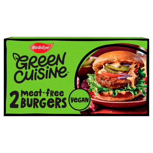 Birds Eye 2 Green Cuisine Vegan Burgers