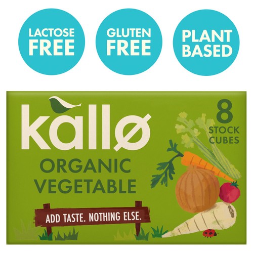 Kallo Organic Vegetable Stock Cubes 8s
