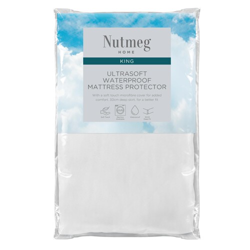 Nutmeg Home Ultrasoft Waterproof Mattress Protect King