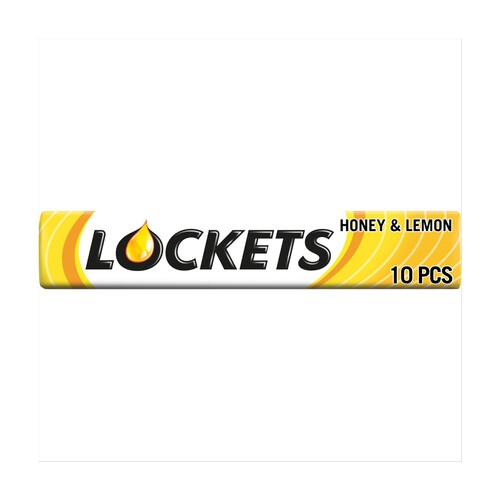 Lockets Honey & Lemon Cough Sweet Lozenges