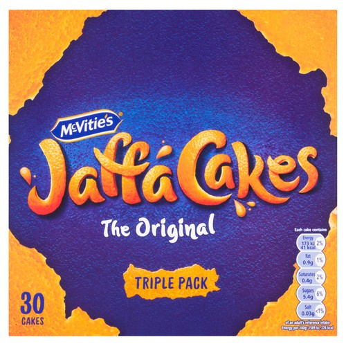 McVitie&amp;#39;s Jaffa Cakes Original Biscuits Triple Pack 3 x 10 Cakes ...