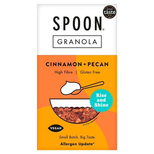 Spoon Cereals Cinnamon + Pecan Granola 