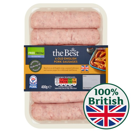 Morrisons The Best Thick Old English Sausages