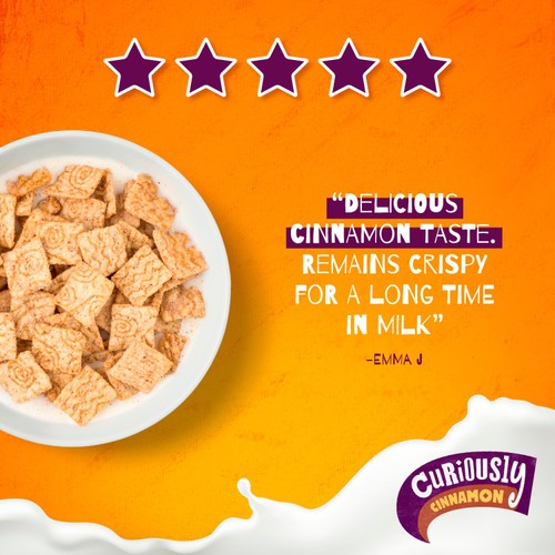 Nestle Curiously Cinnamon Cereal 375g