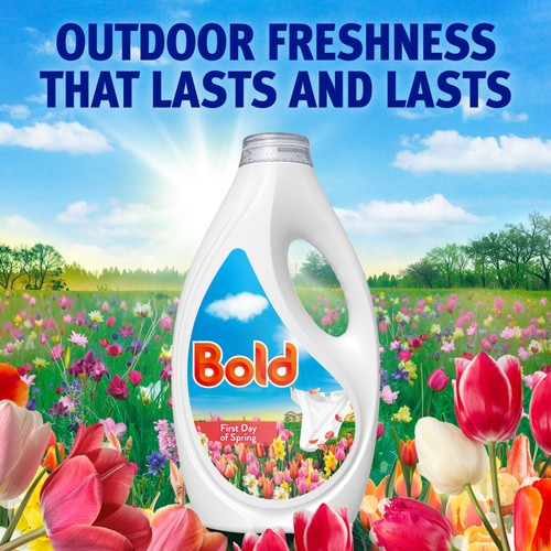 Bold Liquid Detergent First Day Of Spring 63 Washes