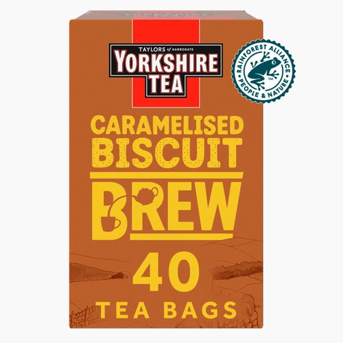 Yorkshire Caramelised Biscuit Brew 40 Tea Bags 