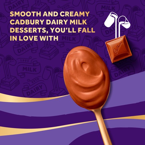 Cadbury Dairy Milk Pots of Joy Chocolate Dessert 2x60g