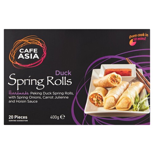 Cafe Asia Duck Spring Rolls