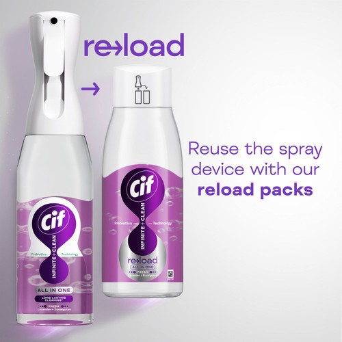 Cif Infinite Clean All in One Lavender & Eucalyptus Cleaner Spray 590ml