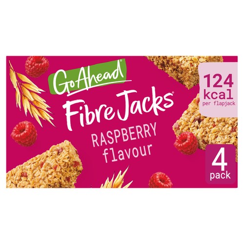 Go Ahead fibre jacks raspberry snack bars