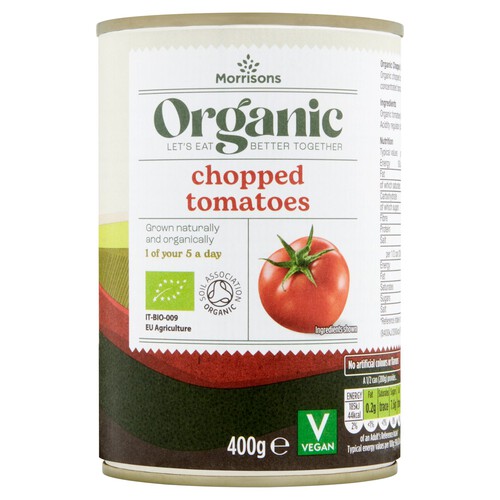 Morrisons Organic Chopped Tomatoes (400g)