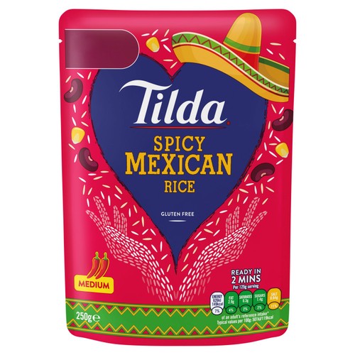 Tilda Microwave Spicy Mexican Basmati Rice