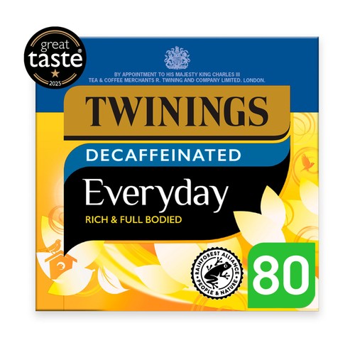 Twinings Everyday Decaffeinated 80 Tea Bags