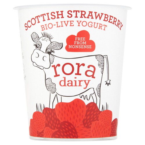 Rora Dairy Scottish Strawberry Bio-Live Yogurt