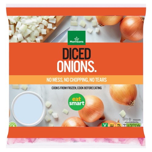 Morrisons Ready Prepared Diced Onions 800g
